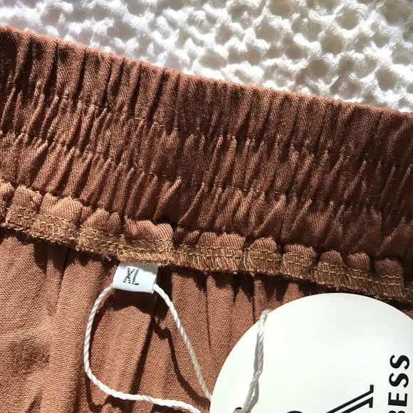 NWT Brown Maxi Skirt With Pockets - Picture 3 of 10